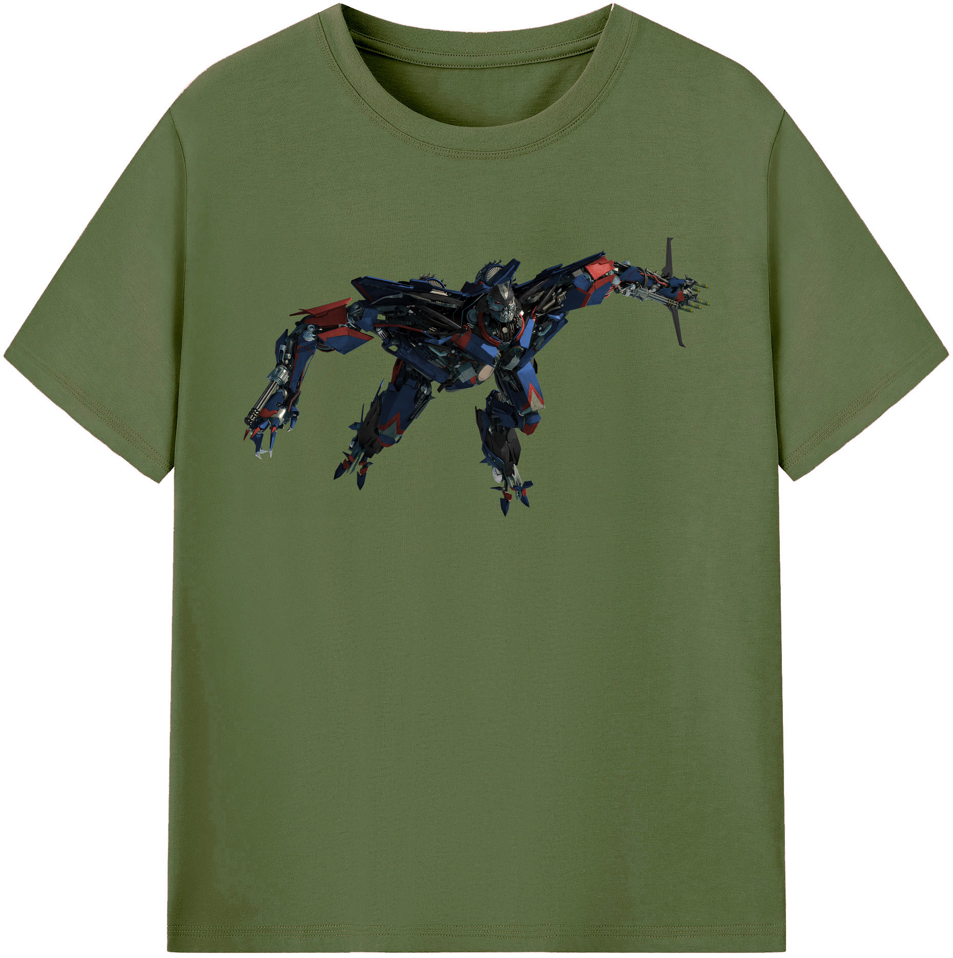 （画像用） Transformers トランスフォーマー 綿100％半袖Tシャツ（フロントプリント）